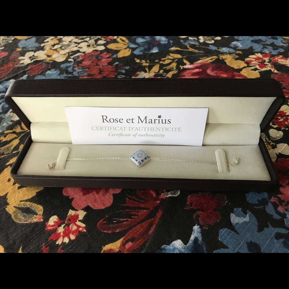 Authentic Rose et Marius Porcelain Tile Bracelet - Picture 4 of 8